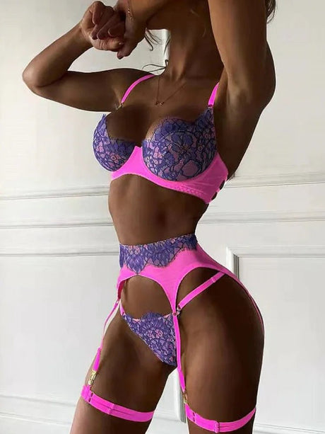 Plus Size Lace Lingerie Set | by Anwer Fancy | Worldwide Shipping