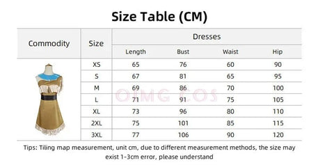 Pocahontas Princess Cosplay Costume | by Anwer Fancy | Worldwide Shipping