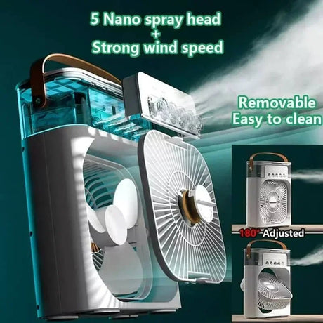 Portable 3 - in - 1 Air Conditioner Fan | by Anwer Fancy | Worldwide Shipping