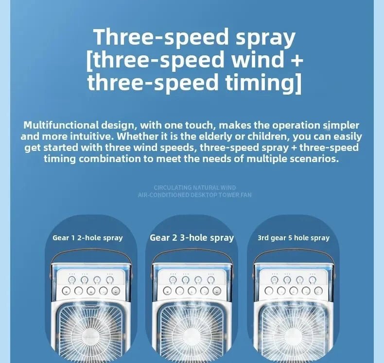 Portable 3 - in - 1 Air Conditioner Fan | by Anwer Fancy | Worldwide Shipping