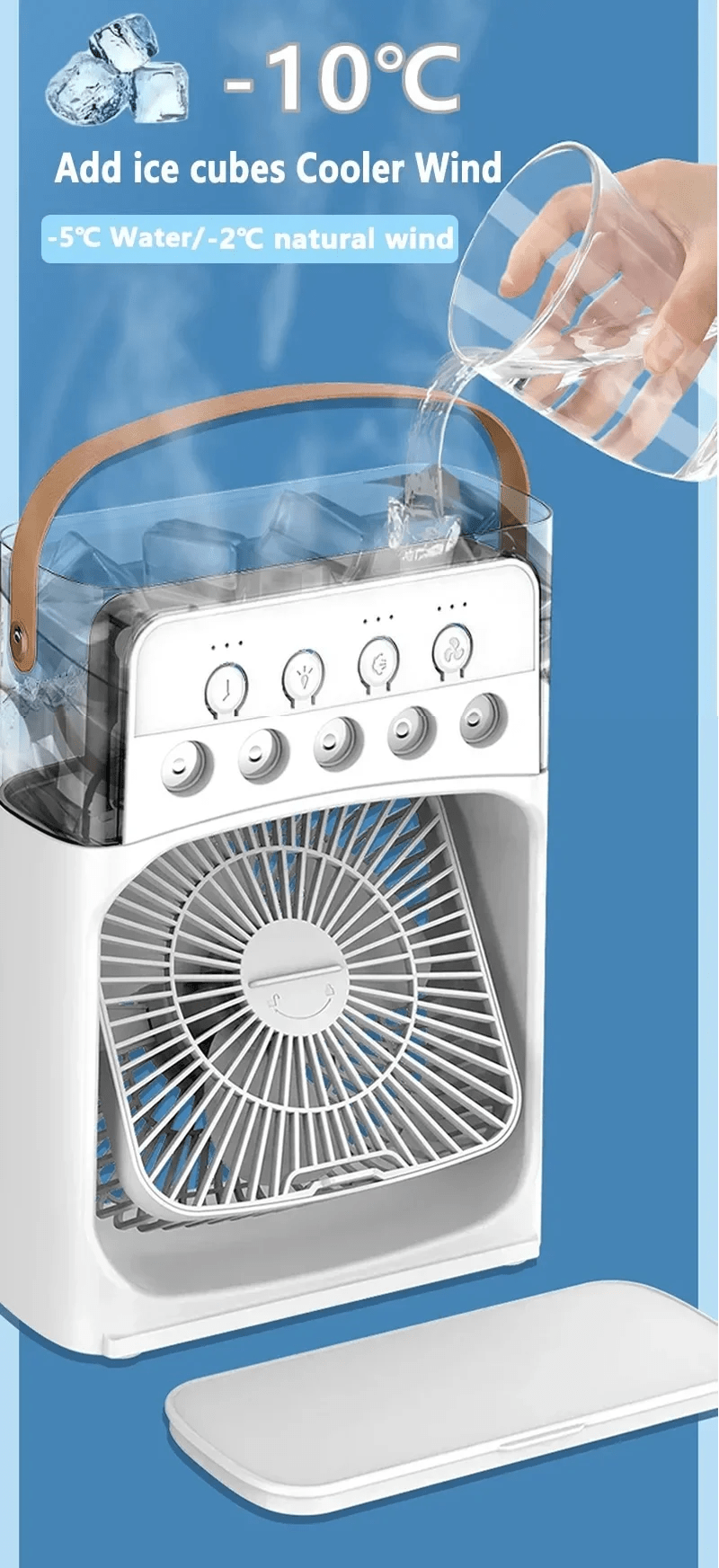 Portable 3 - in - 1 Air Conditioner Fan | by Anwer Fancy | Worldwide Shipping