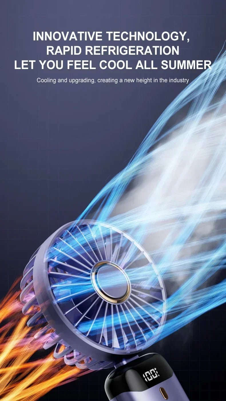 Portable Neck Fan Air Cooler | by Anwer Fancy | Worldwide Shipping