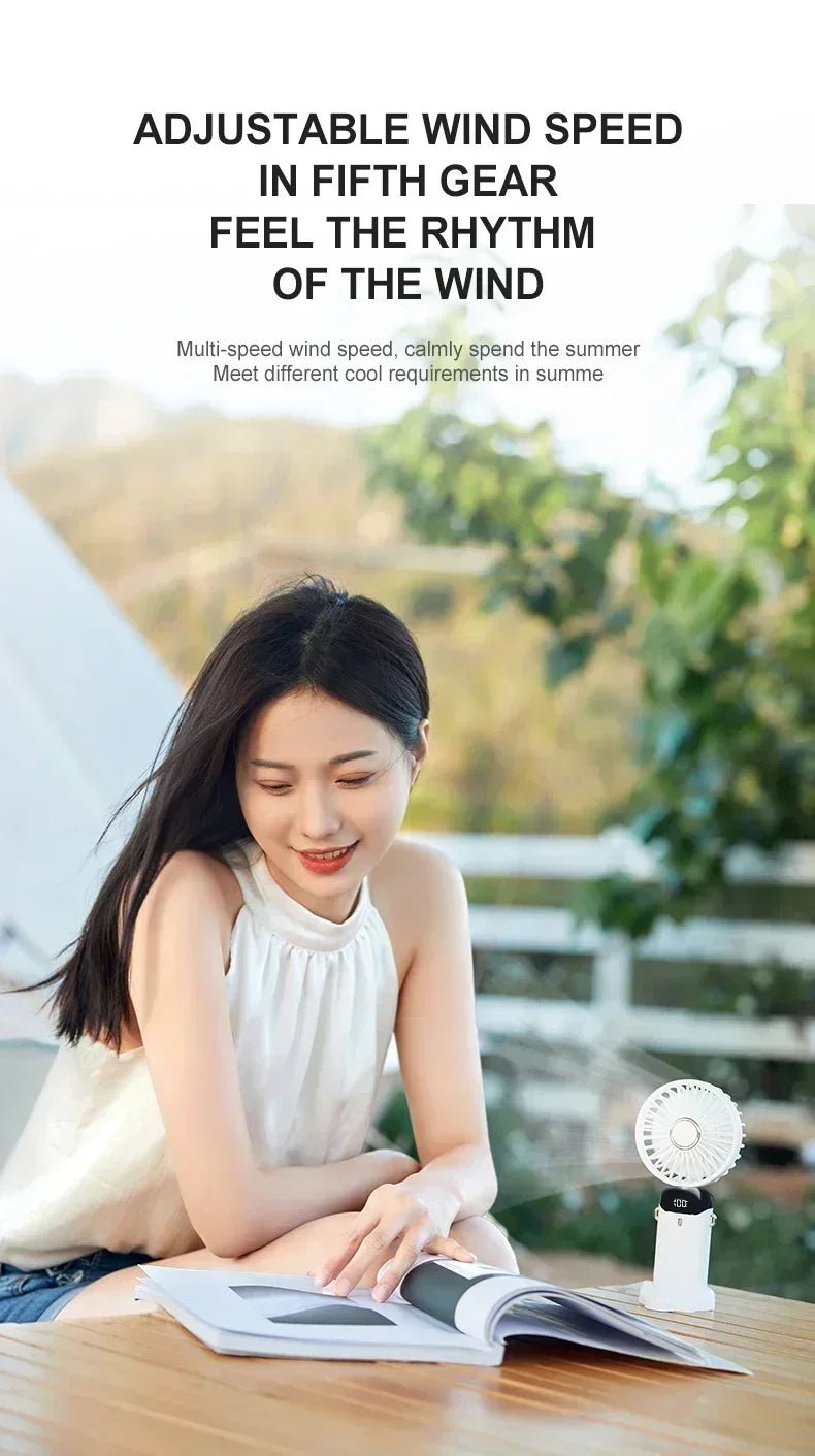 Portable Neck Fan Air Cooler | by Anwer Fancy | Worldwide Shipping