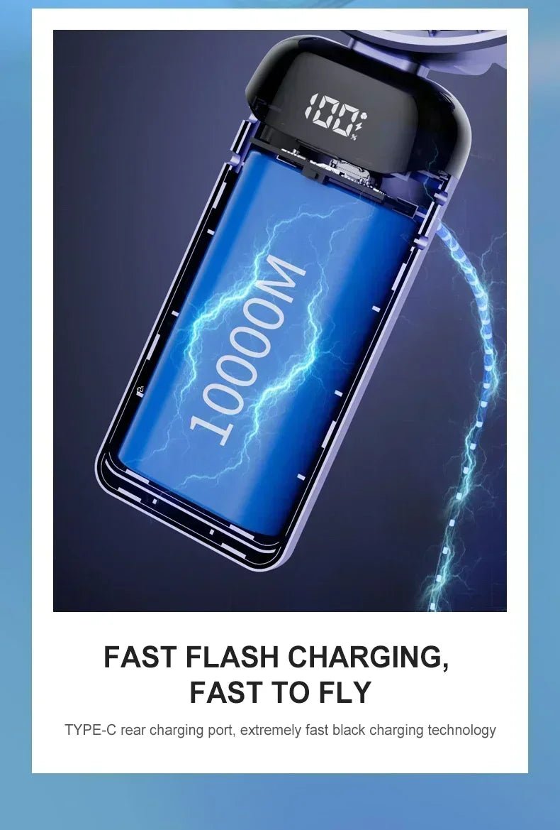 Portable Neck Fan Air Cooler | by Anwer Fancy | Worldwide Shipping