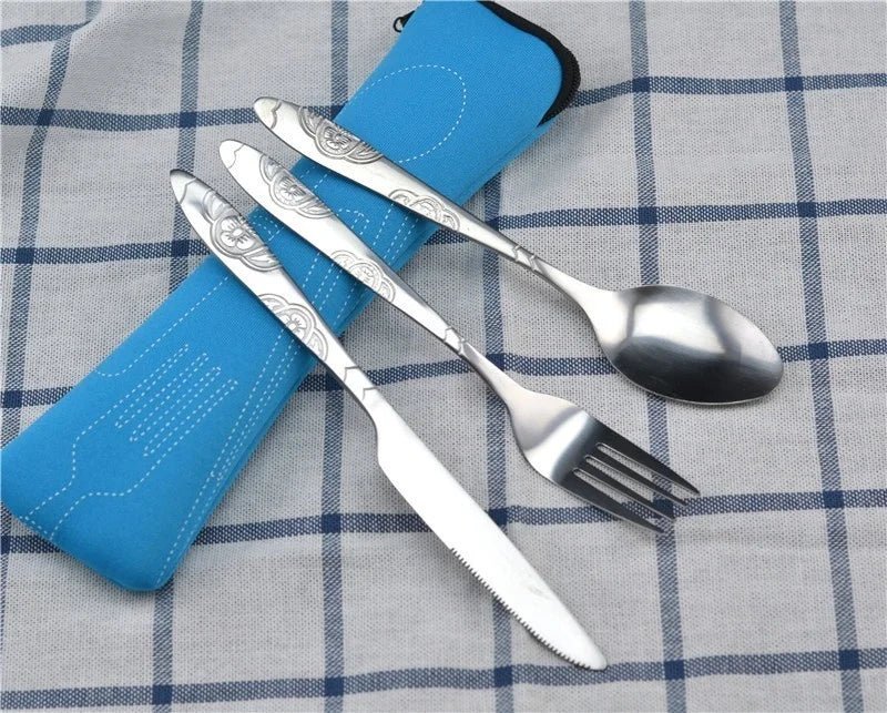 Portable Picnic Cutlery Set | by Anwer Fancy | Worldwide Shipping