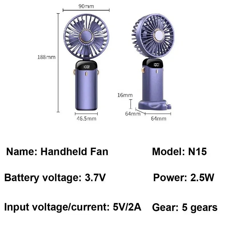 Rechargeable Neck Fan Air Conditioner | by Anwer Fancy | Worldwide Shipping