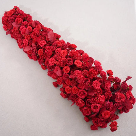 Red Rose Flower Row Decoration | by Anwer Fancy | Worldwide Shipping
