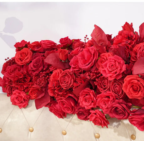 Red Rose Flower Row Decoration | by Anwer Fancy | Worldwide Shipping