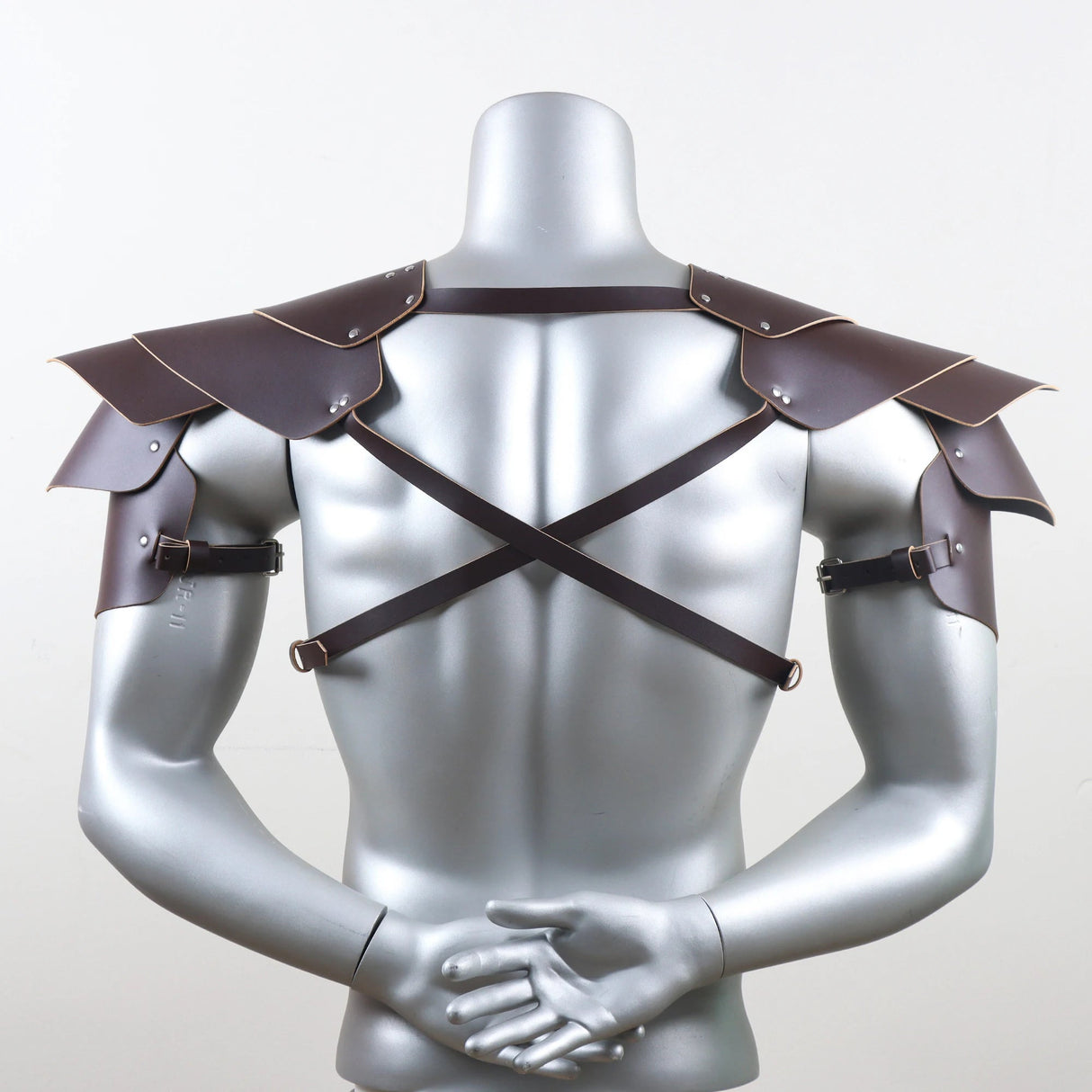 Retro Medieval PU Leather Shoulder Armor | by Anwer Fancy | Worldwide Shipping