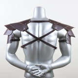 Retro Medieval PU Leather Shoulder Armor | by Anwer Fancy | Worldwide Shipping