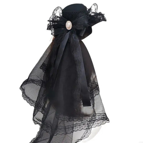 Ribbon Bowknot Veil Hat | by Anwer Fancy | Worldwide Shipping