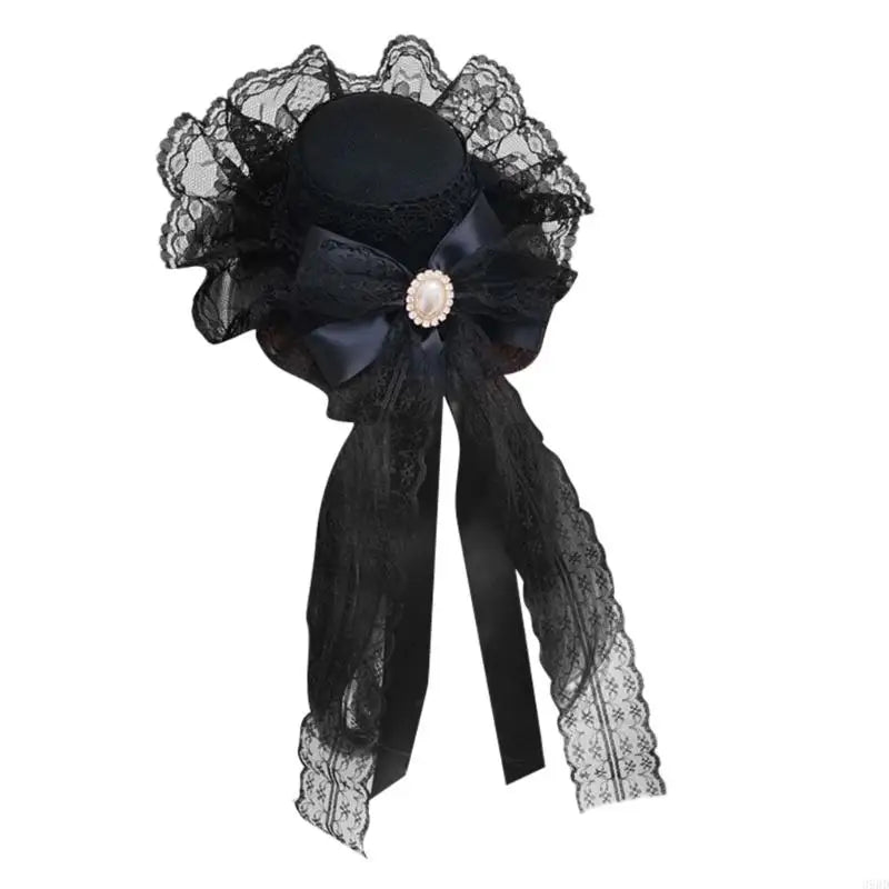 Ribbon Bowknot Veil Hat | by Anwer Fancy | Worldwide Shipping