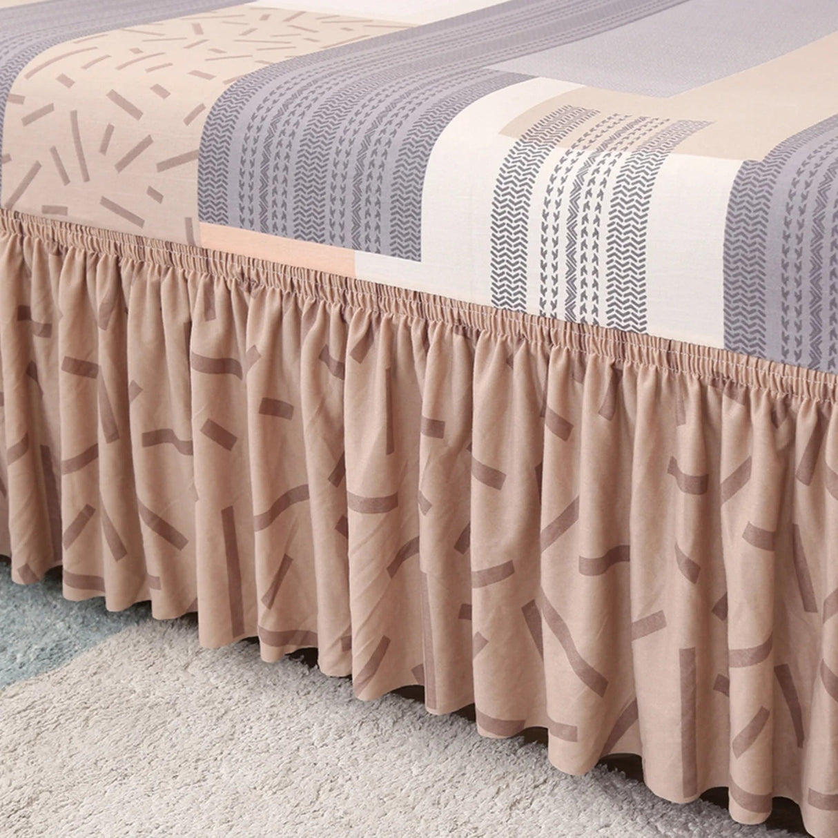 Romantic Ruffled Sofa Cover | by Anwer Fancy | Worldwide Shipping