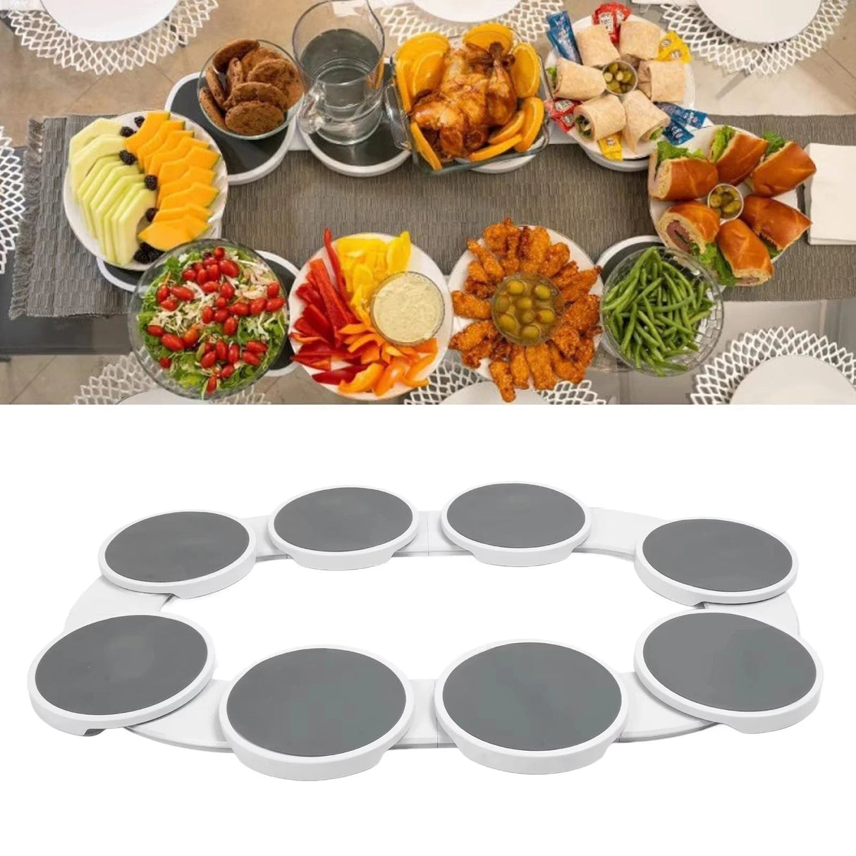 Rotating Dining Food Tray | by Anwer Fancy | Worldwide Shipping