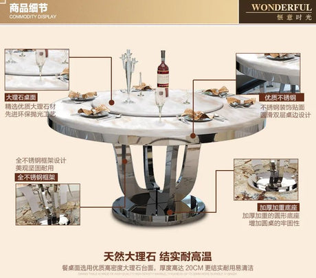 Rotating Metal Dining Table | by Anwer Fancy | Worldwide Shipping