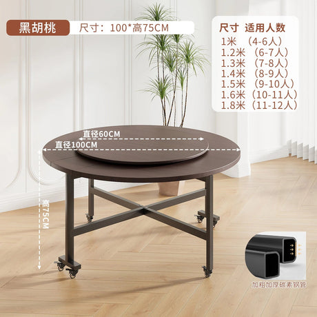 Round Foldable Dining Table | by Anwer Fancy | Worldwide Shipping