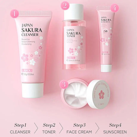 Sakura Skincare Gift Set | by Anwer Fancy | Worldwide Shipping