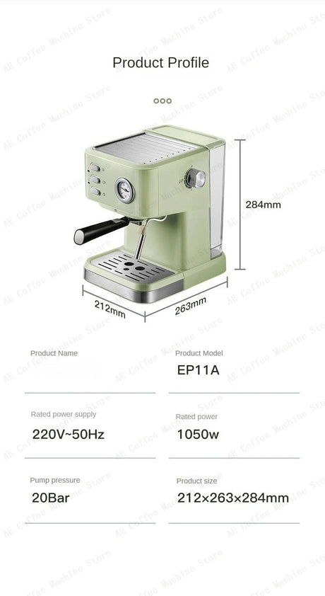 Semi - Automatic Espresso Machine | by Anwer Fancy | Worldwide Shipping