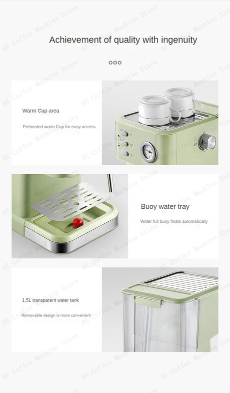 Semi - Automatic Espresso Machine | by Anwer Fancy | Worldwide Shipping