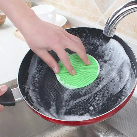Silicone Scouring Pad Brush | by Anwer Fancy | Worldwide Shipping