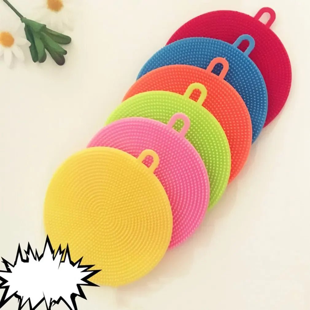 Silicone Scouring Pad Brush | by Anwer Fancy | Worldwide Shipping