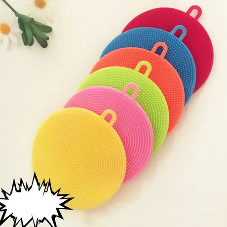 Silicone Scouring Pad Brush | by Anwer Fancy | Worldwide Shipping