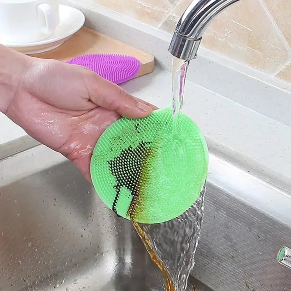 Silicone Scouring Pad Brush | by Anwer Fancy | Worldwide Shipping