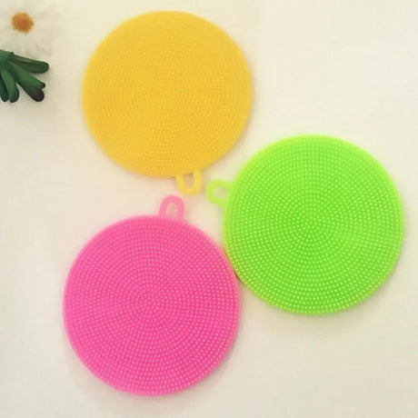 Silicone Scouring Pad Brush | by Anwer Fancy | Worldwide Shipping