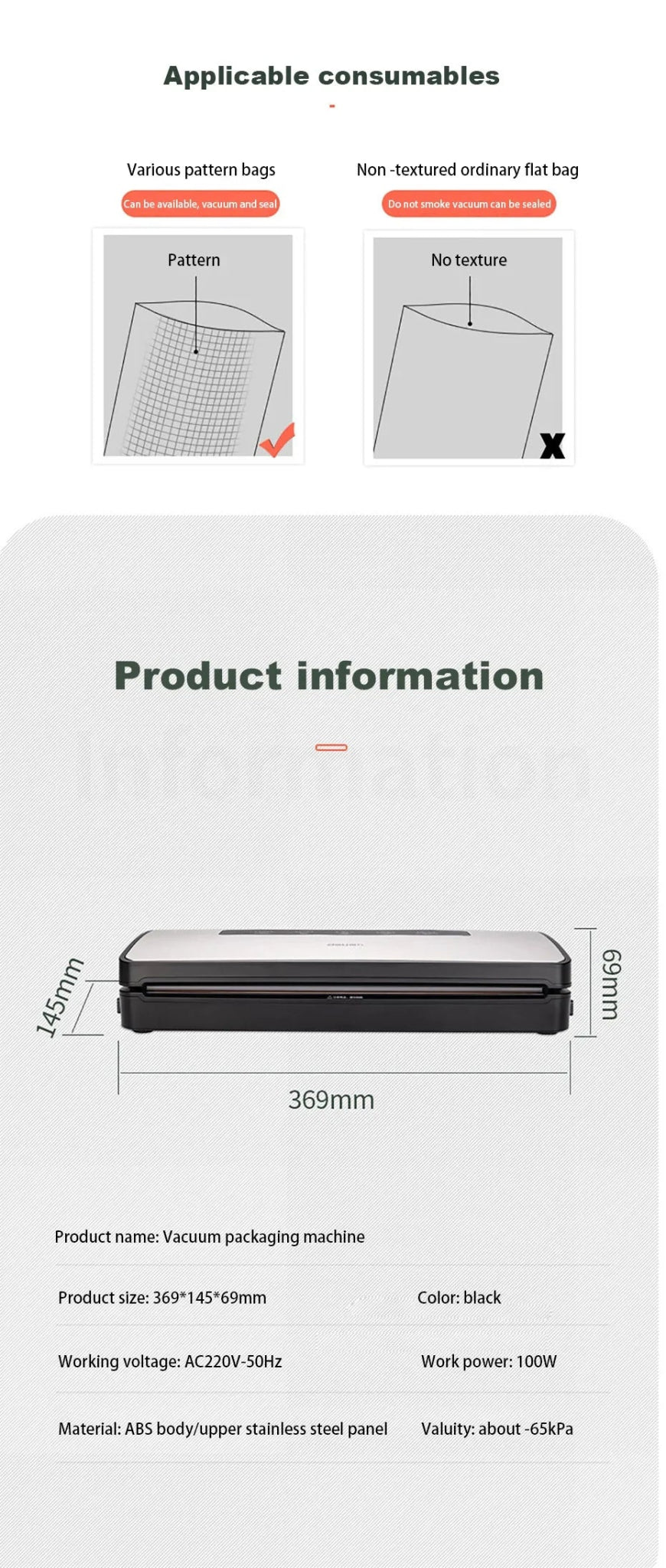 Smart Vacuum Sealer Machine | by Anwer Fancy | Worldwide Shipping