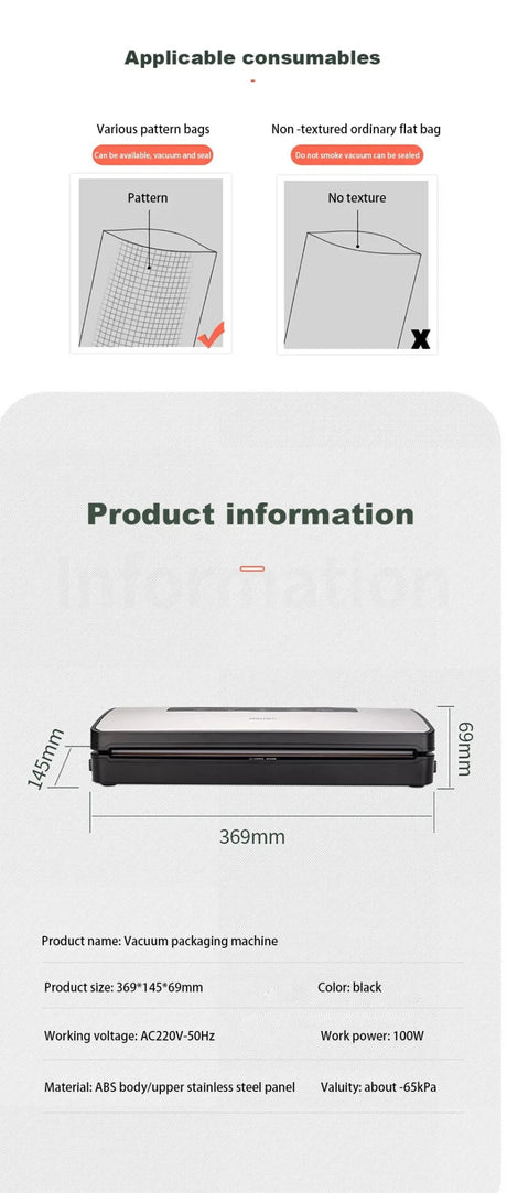 Smart Vacuum Sealer Machine | by Anwer Fancy | Worldwide Shipping