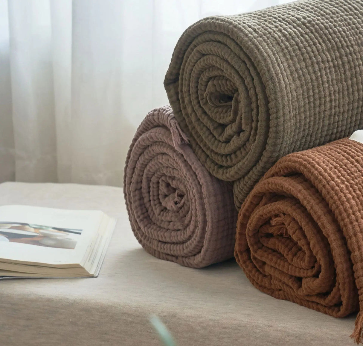 Soft Cotton Throw Blanket | by Anwer Fancy | Worldwide Shipping