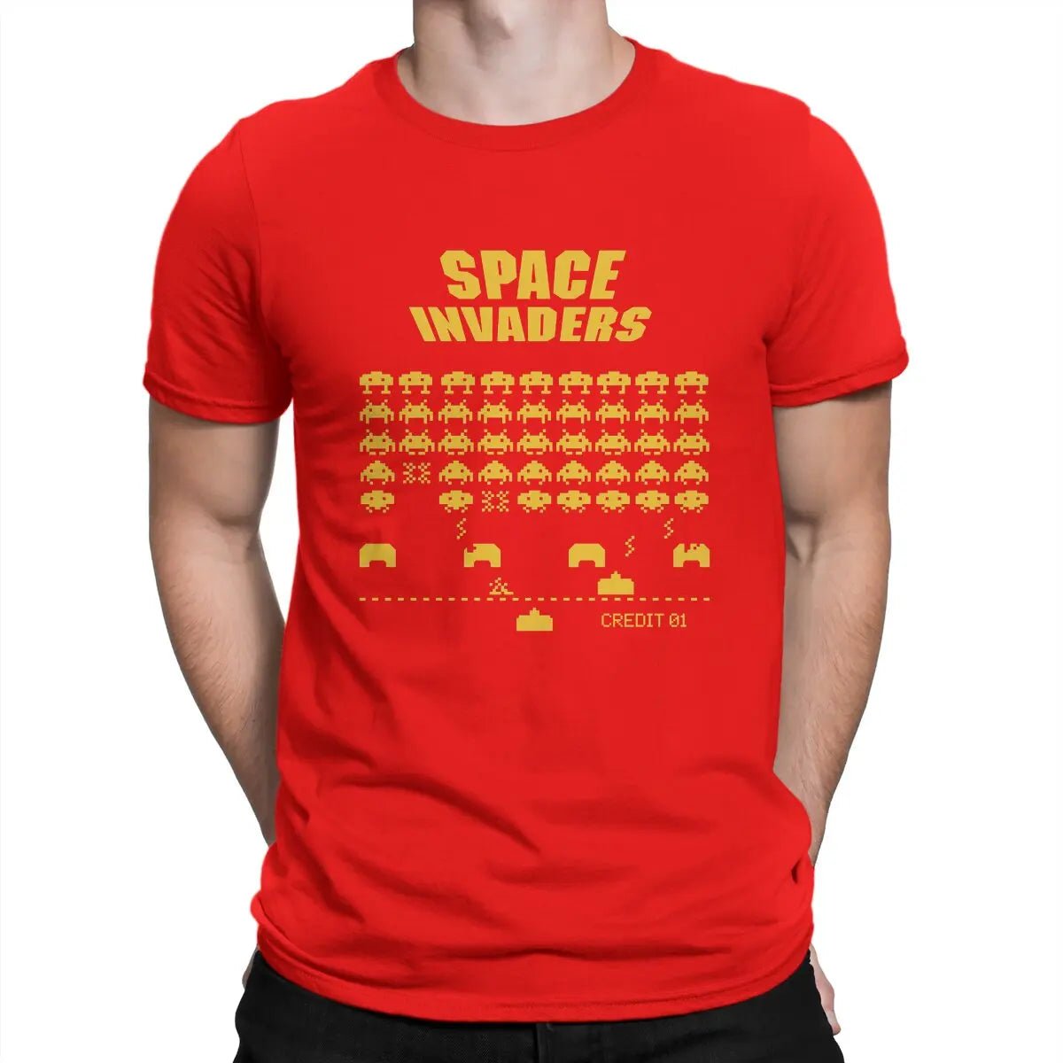 Space Invaders Graphic T-Shirt | by Anwer Fancy | Worldwide Shipping