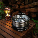 Stainless Steel Camping Cookware Set | by Anwer Fancy | Worldwide Shipping