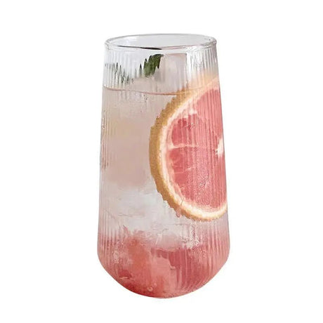 Stripe Glass Cup 500ml | by Anwer Fancy | Worldwide Shipping