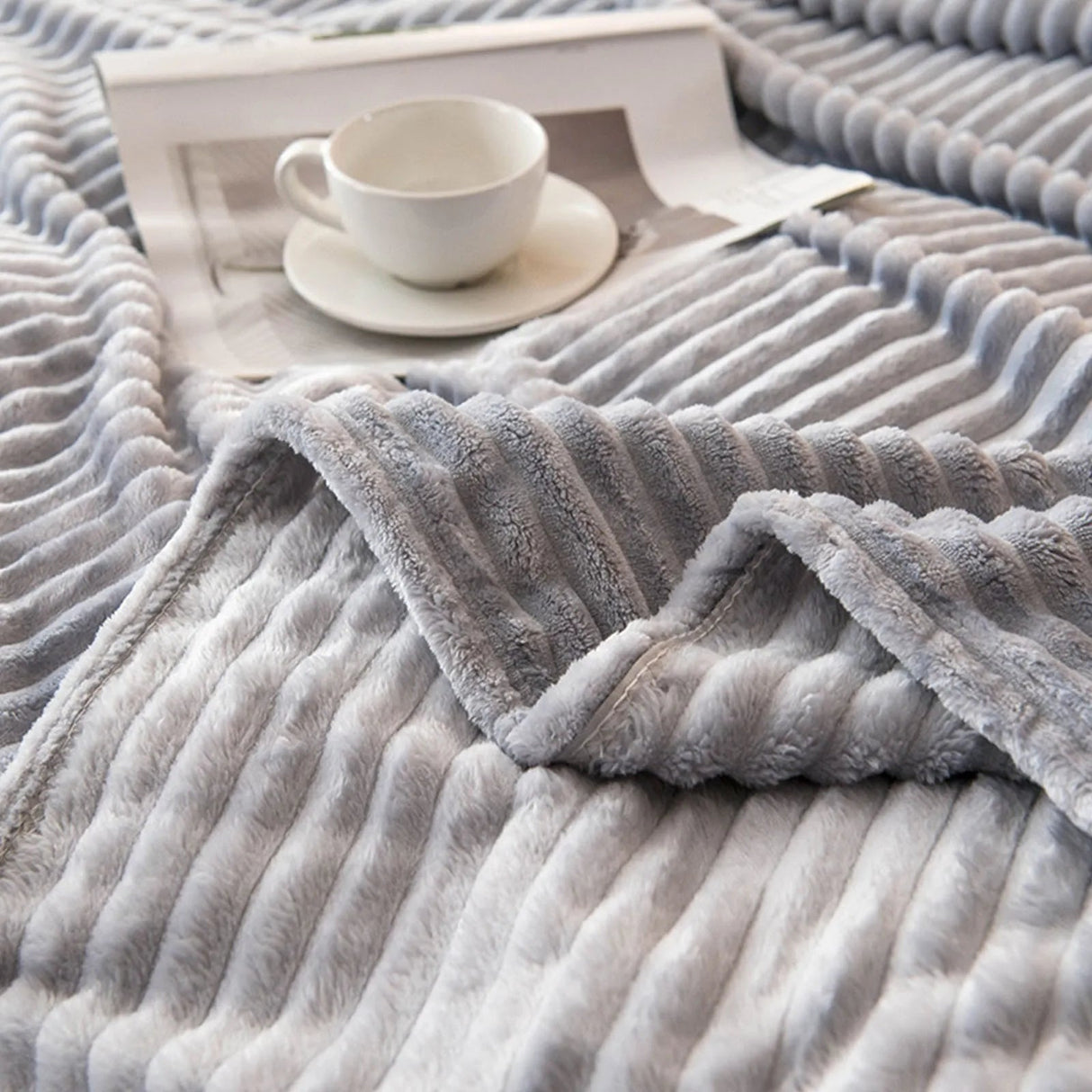 Striped Flannel Blanket | by Anwer Fancy | Worldwide Shipping