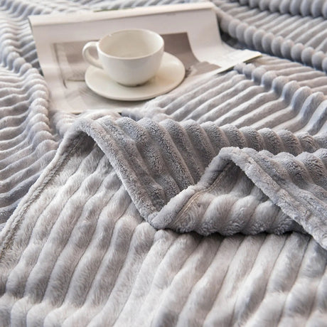 Striped Flannel Blanket | by Anwer Fancy | Worldwide Shipping