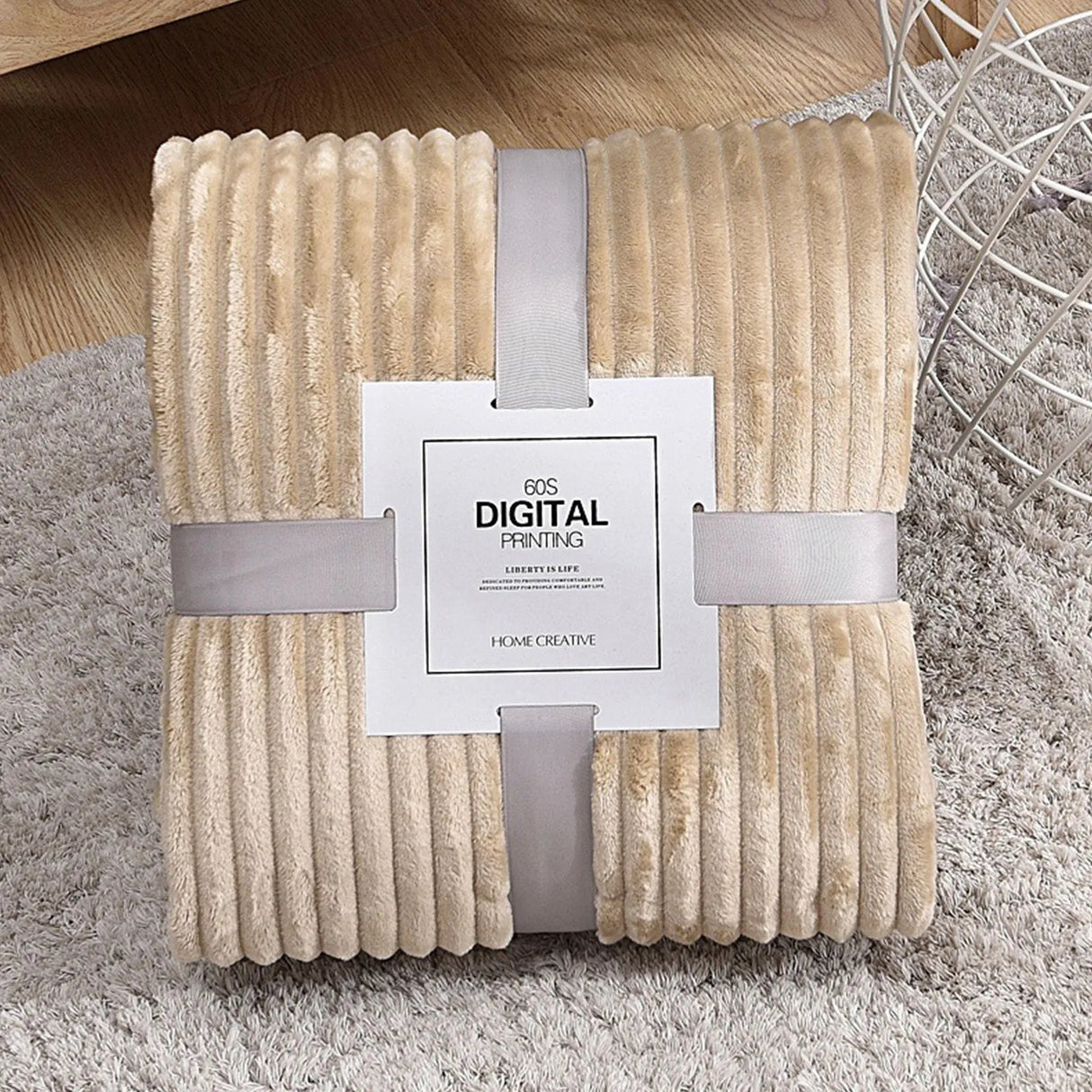 Striped Flannel Blanket | by Anwer Fancy | Worldwide Shipping