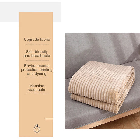 Striped Flannel Blanket | by Anwer Fancy | Worldwide Shipping