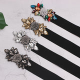 Flower Beaded Elastic Cummerbunds Female Dress