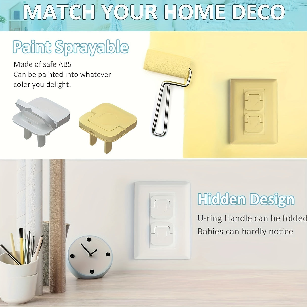 Baby Safety 30/60pcs Outlet Covers