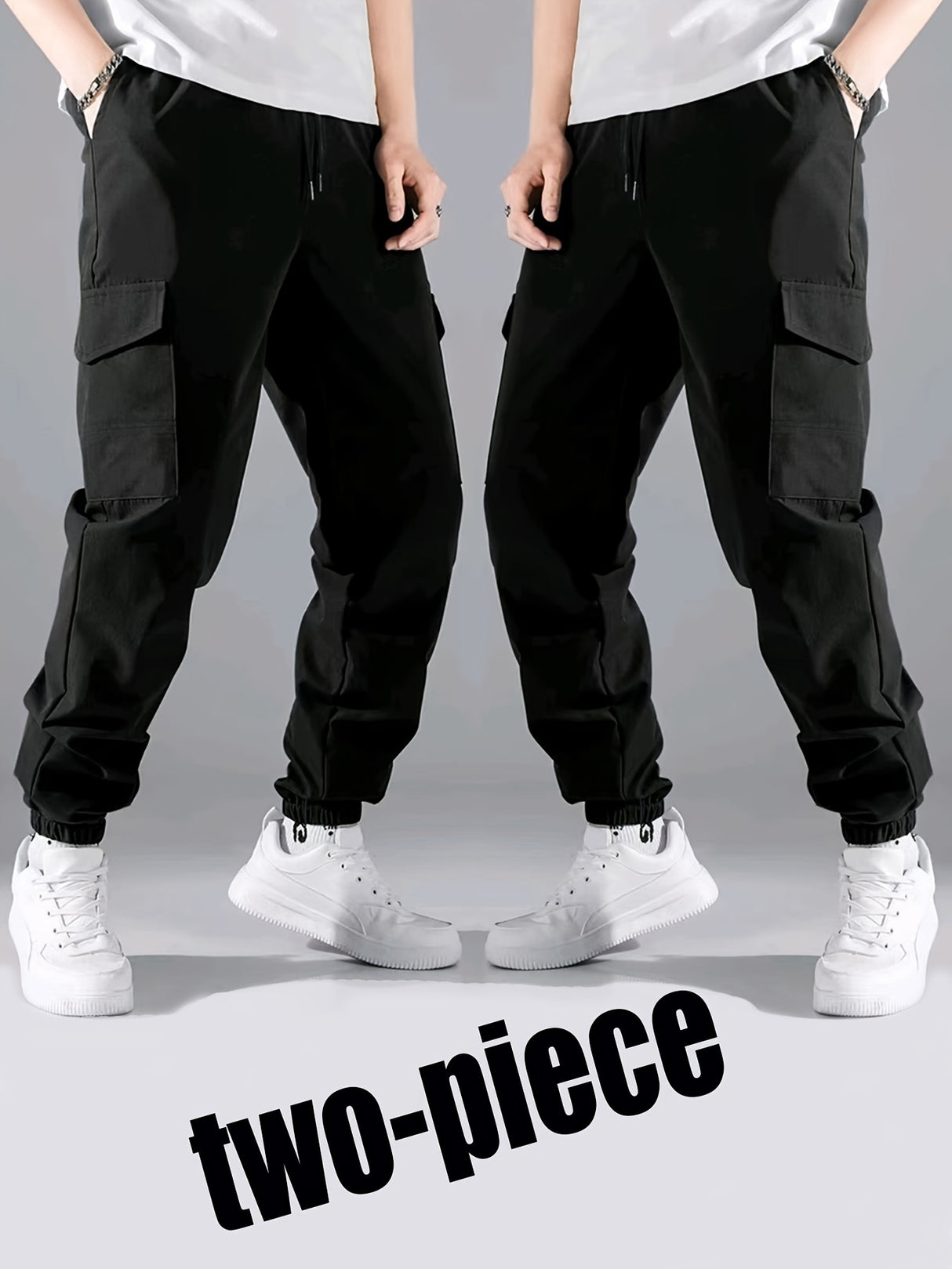 Men's Black Cargo Pants
