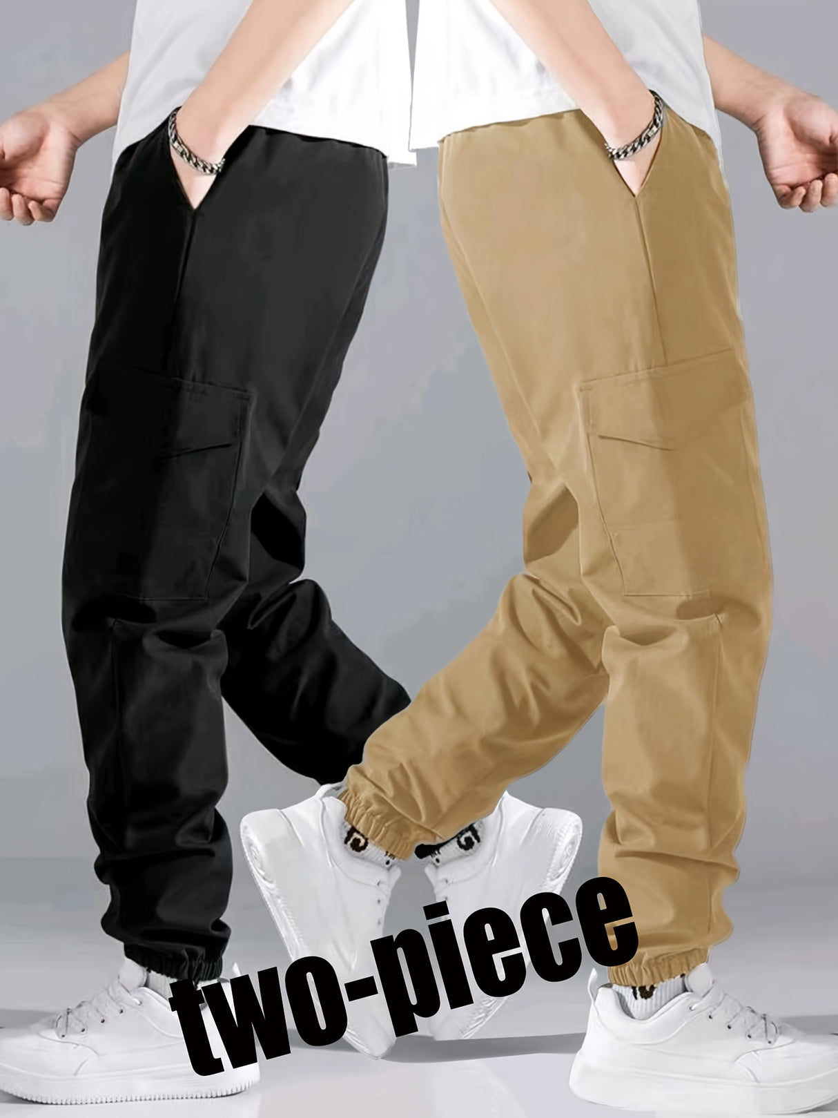 Men's Black Cargo Pants