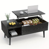 Lift Top Black Coffee Table