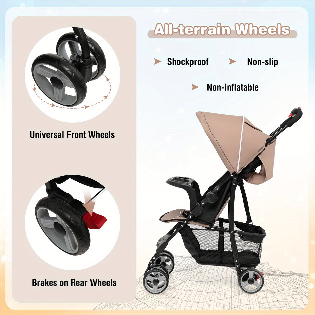 Baby Foldable Lightweight Stroller