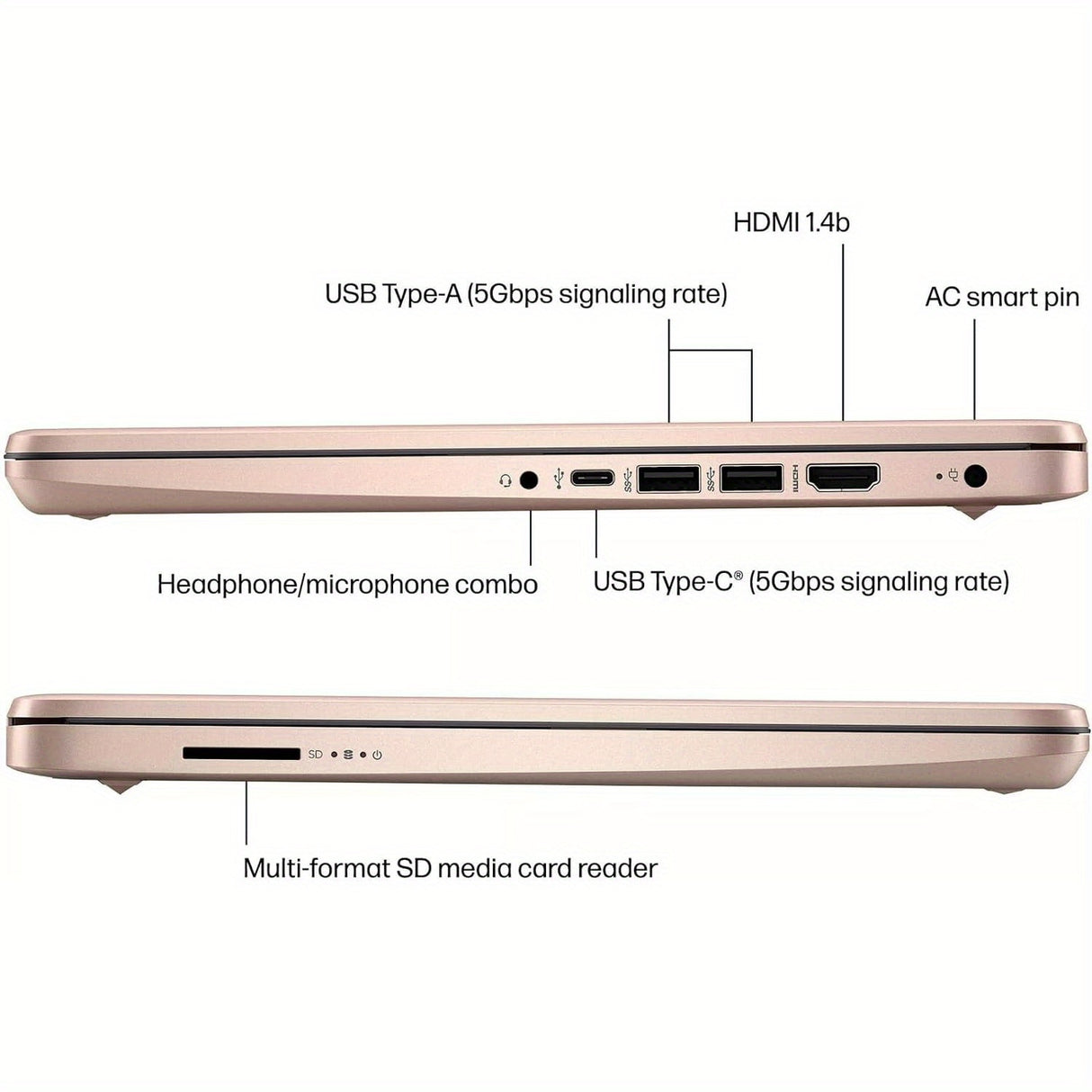 HP Ultral Light 14" Intel Quad-Core Laptop