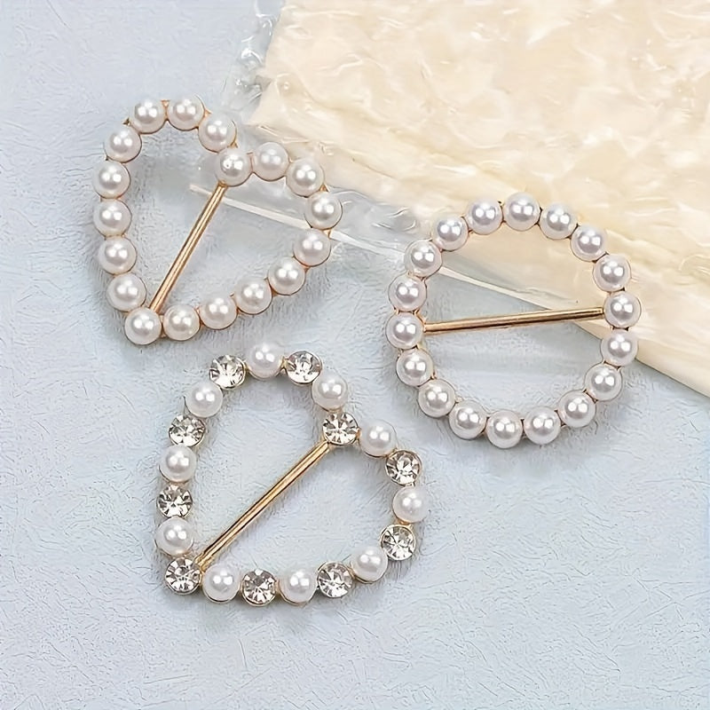 Elegant Alloy Brooch Pins Set