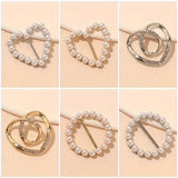 Elegant Alloy Brooch Pins Set
