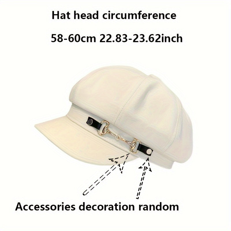 2 Chic Black and White Classic Berets