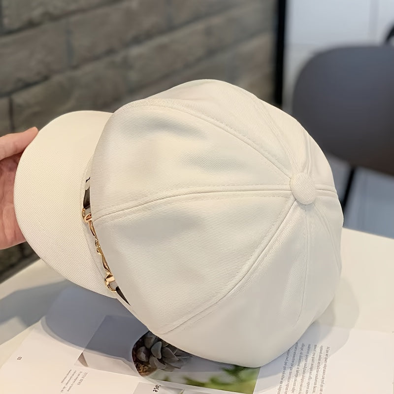 2 Chic Black and White Classic Berets