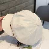 2 Chic Black and White Classic Berets